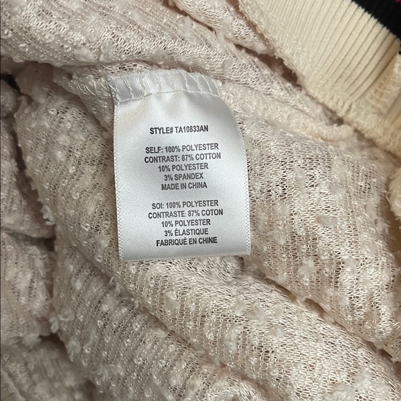 NWT Eva Franco Cream Teddy & Patchwork Pullover XL - Picture 11 of 13